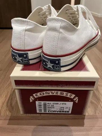 CONVERSE ALL STAR J VTG 화이트 27.5