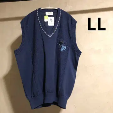 레어 택 포함 데드스탁 90s 먼싱웨어 코튼 니트 베스트 LL