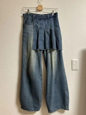 LAGUAGEM PLEATS DOCKING LOOSE 데님