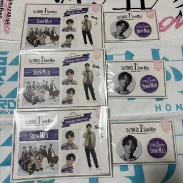 후카사와 타츠야 1stAnniversary 스티커 캔뱃지