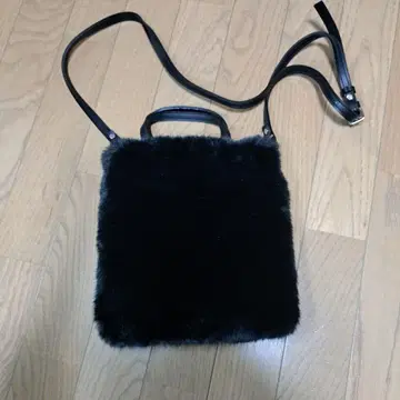 한국 퍼 백 hime mini 모후코 블랙