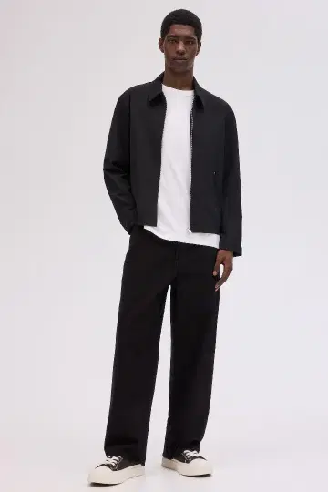 H&M 배기 데님 블랙 데님 33/30