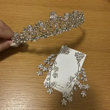Bride me 티아라 & 귀걸이