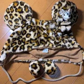 디즈니 팬 캡 레오파드 무늬
