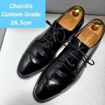 처치스 커스텀 그레이드 플레인토 블랙 26.5cm