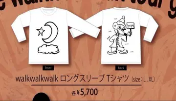 yonige walkwalkwalk 롱 T