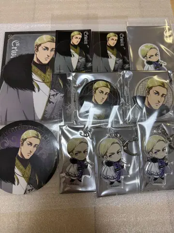 진격의 거인  진격반점 트리 빌리지 캔뱃지 코스터 엘빈