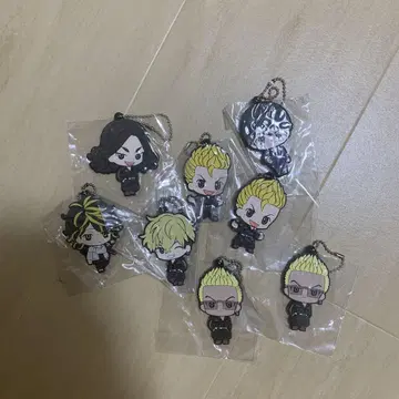 도리벤 아크릴 키링 8개 세트