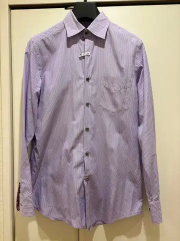 폴스미스 보라색 스트라이프 긴팔 셔츠