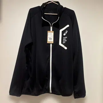 새상품 아식스 트레이닝 자켓 블랙 2XL