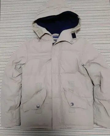 다운 자켓 코트 S 사이즈 베이지 브라운