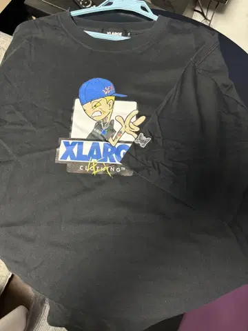 XLARGE LEX 콜라보 블랙 T셔츠 XL