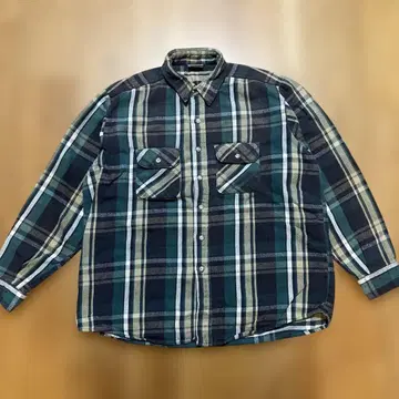 90s 파이브 브라더 헤비 플란넬 셔츠 헤비