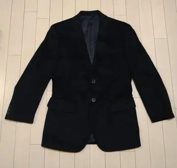 블랙 테일러드 자켓 남성용