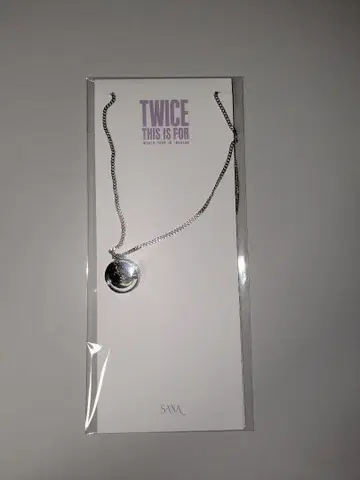 TWICE 서울콘 반지 목걸이 사나