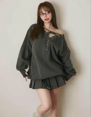 andmary Loose ribbon set up darkgray
