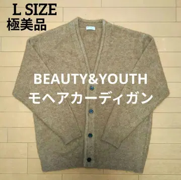 컨디션 최상 BEAUTY&YOUTH 모헤어 가디건 유나이티드 애로우즈
