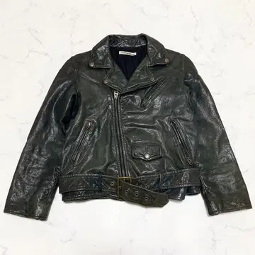 [ 레어 컬러 ] 뷰티풀피플 더블 라이더 자켓 램 가죽 벨트