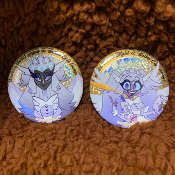 해즈빈 호텔 애니메이트 카페 세라 에밀리 캔뱃지