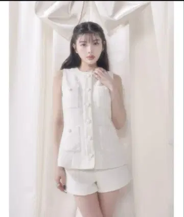 다리치 화이트 트위드 셋업