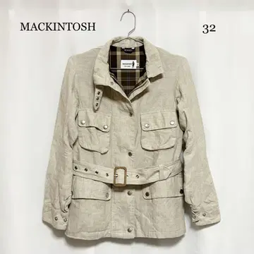 0508 MACKINTOSH 린넨 멀티 포켓 자켓 32 사이즈