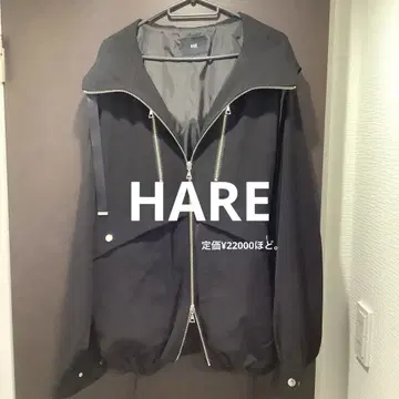 [ HARE ] OVER 후드 블루종