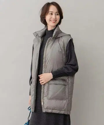 택 포함 [세탁 가능] 브라이트 다운 베스트