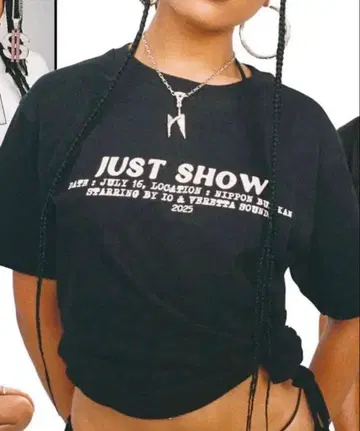 vallad IO 무도관 JUST SHOW 티셔츠 L