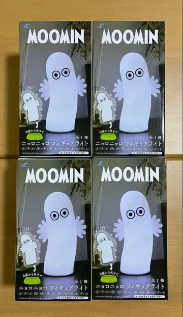 MOOMIN 니요로니요로 피규어 라이트 4개 세트
