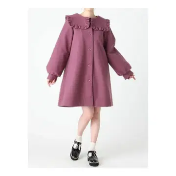 Merry jenny 메리제니 A라인 세일러 카라 롱 코트