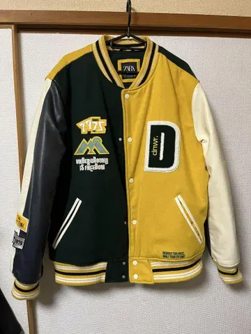 ZARA 남성용 바시티 자켓