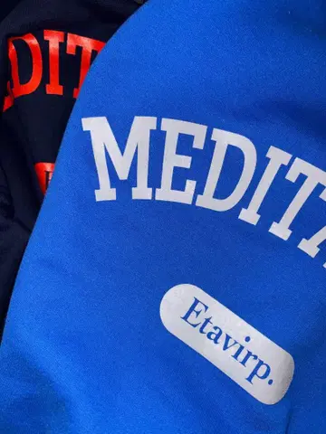 Etavirp MEDITATION 맨투맨 XL Royal Blue