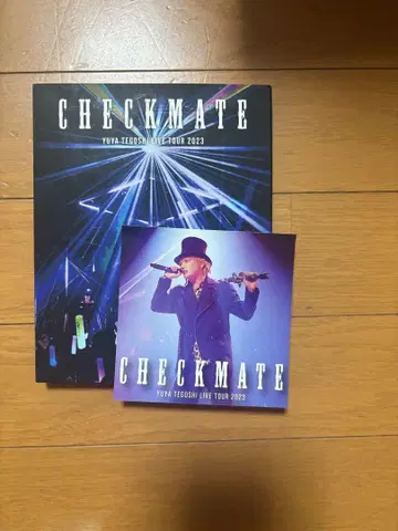 테고시 유야 CHECKMATE Blu-ray 2023 스티커 포함