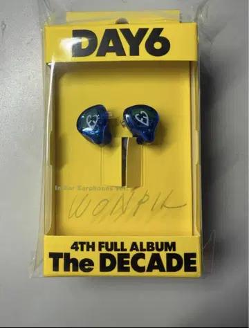 DAY6 The DECADE 인이어 이어폰 이어모니 원필