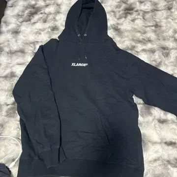 XLARGE 블랙 후드티 레어 모델