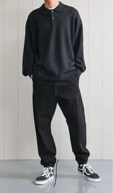 H BEAUTY&YOUTH UNITED ARROWS 스웨트 팬츠 블랙