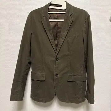 PLUS ONE 올리브 테일러드 자켓