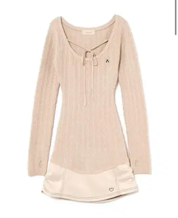 Regina cable mini dress