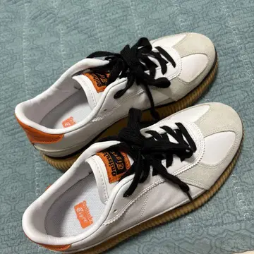 오니츠카타이거 스니커즈 오렌지 밑창