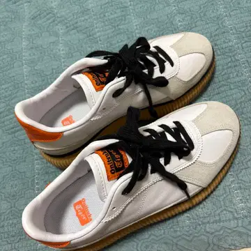 오니츠카타이거 스니커즈 오렌지 밑창