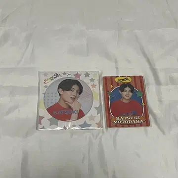 본타카 카즈키 프로필 카드 캔 배지