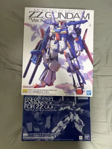 MG ZZ GUNDAM Ver.Ka 세트