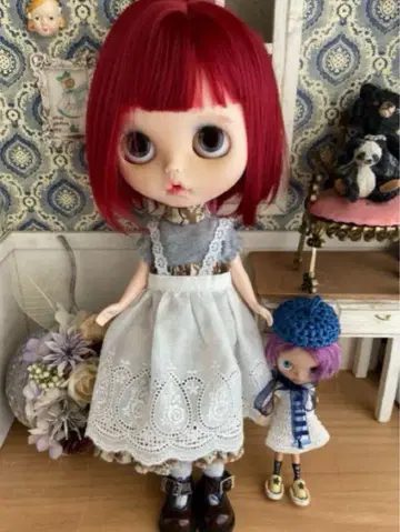 새상품 네오 브라이스 아이시돌 사이즈 가발 라즈베리 밥