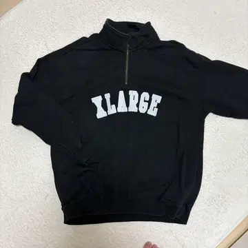 XLARGE 블랙 하프 지퍼 트레이닝복 XL
