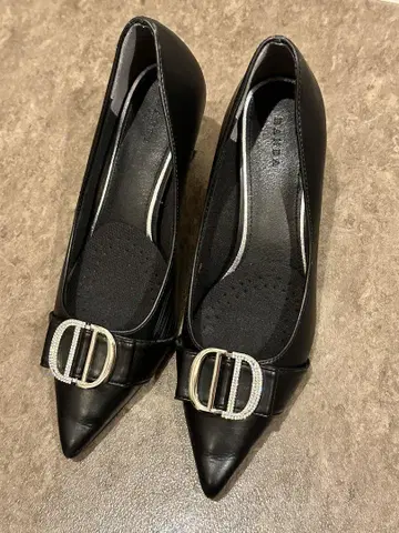 RANDA 란다 비쥬 메탈 부품 스틸레토 펌프스 24cm L
