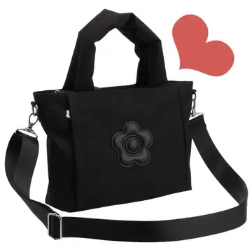 새상품급 MARY QUANT 숄더백 블랙 퀼팅
