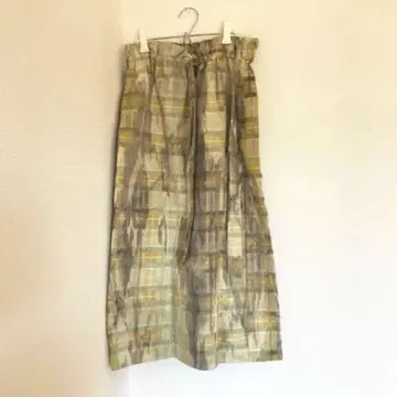 caban 캐반 체크 타이트 스커트