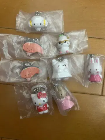산리오 메지루시 참 가챠가챠 8개 세트