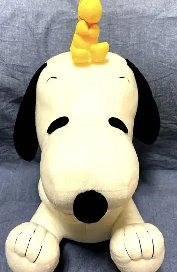 스누피와 우드스탁 봉제 인형 세트