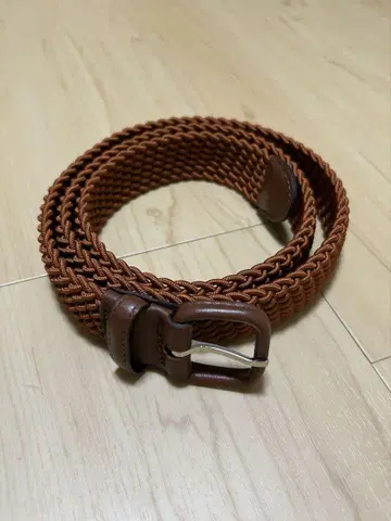 새상품급 프랑스제 L'AIGLON 메쉬 벨트 레그롱 노포